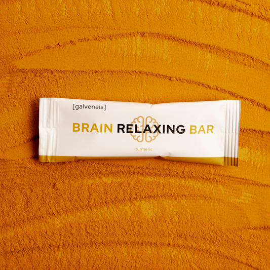 Brain RELAXING Bar turmeric melatonin tulsi holy basil no added sugar